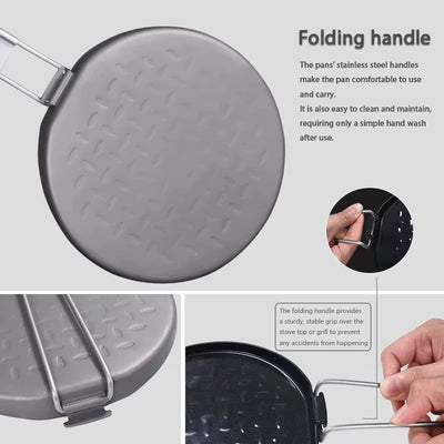 AeroTitan - Lightweight Foldable Titanium Skillet
