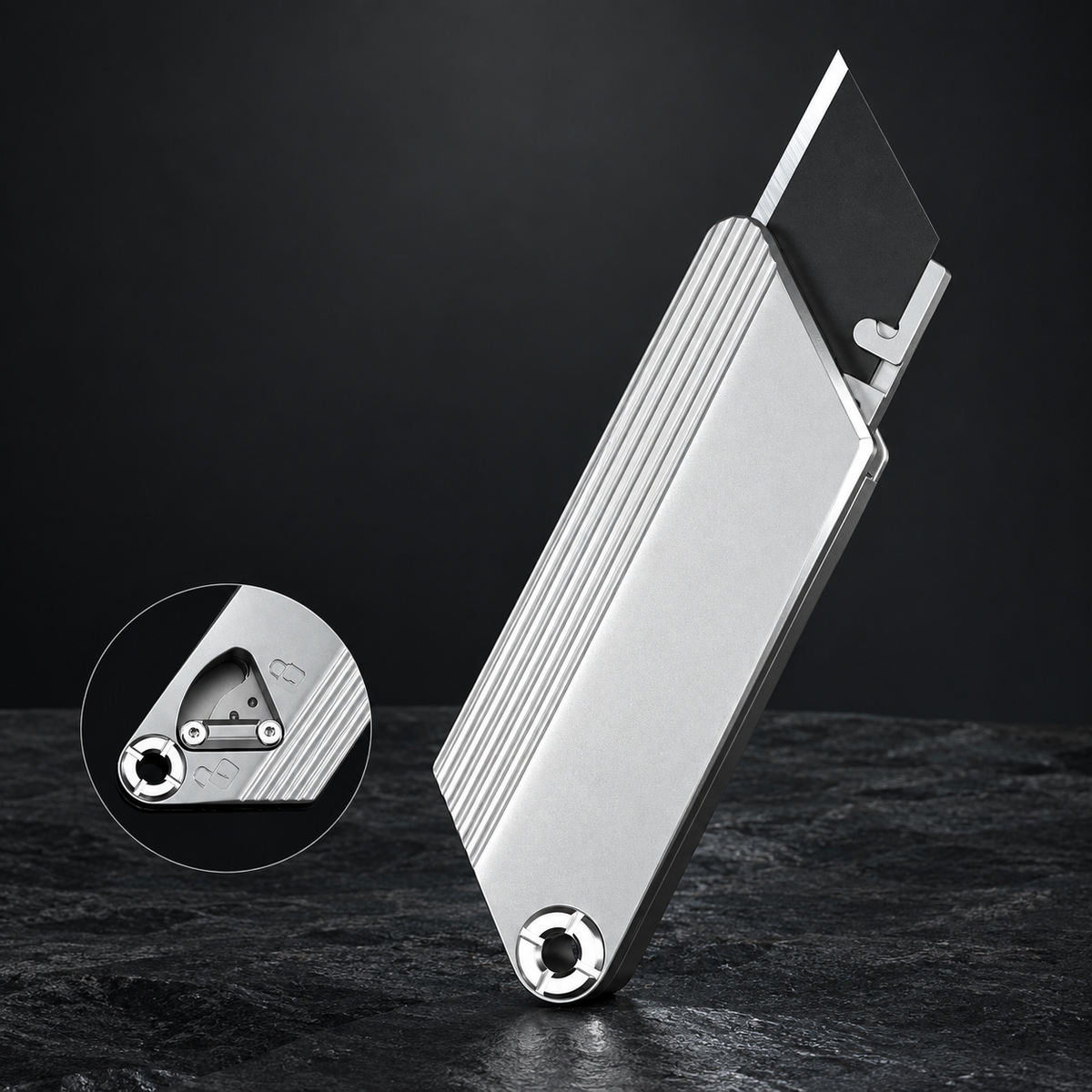 Titanium EDC Safety Lock Box Cutter