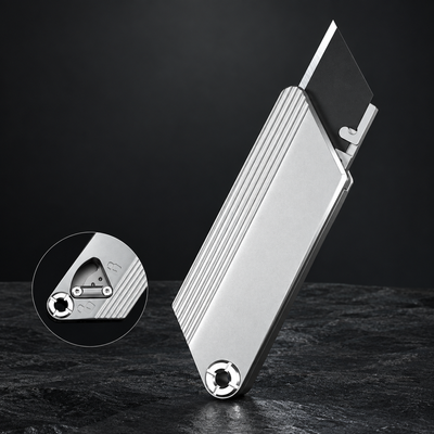 Titanium EDC Safety Lock Box Cutter