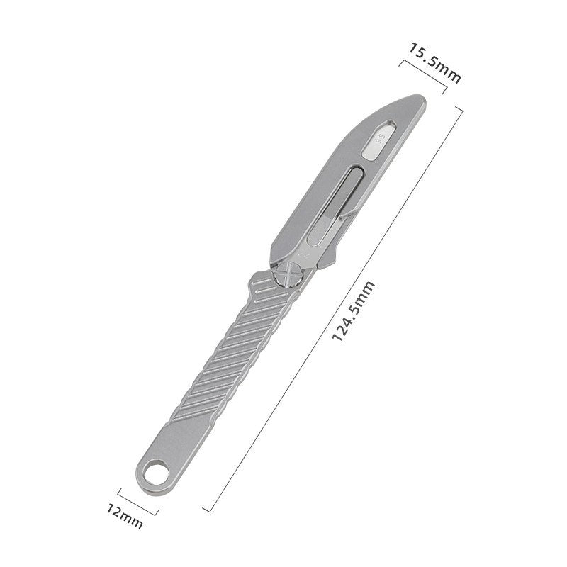 Lightweight Titanium Pocket EDC Cutting Tool