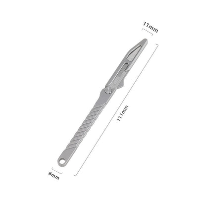Lightweight Titanium Pocket EDC Cutting Tool