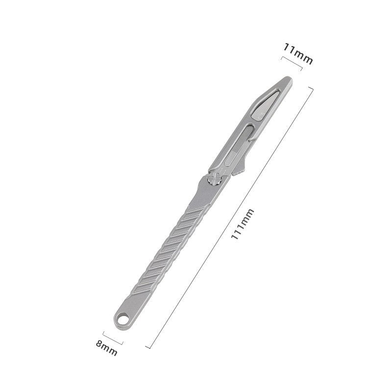 Lightweight Titanium Pocket EDC Cutting Tool