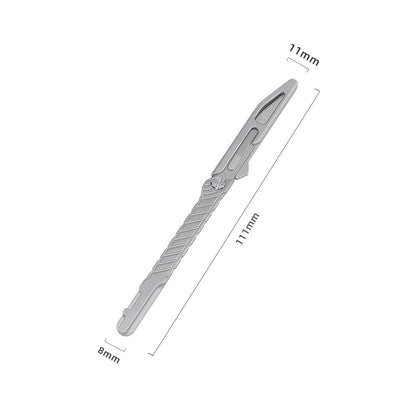 Lightweight Titanium Pocket EDC Cutting Tool